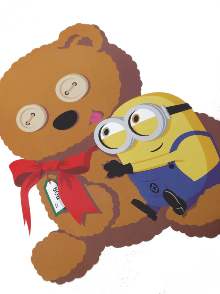 Minions 白色帆布購物袋