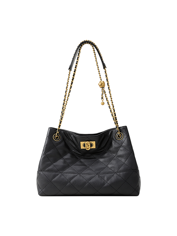 FION Quilting 牛皮革流浪袋