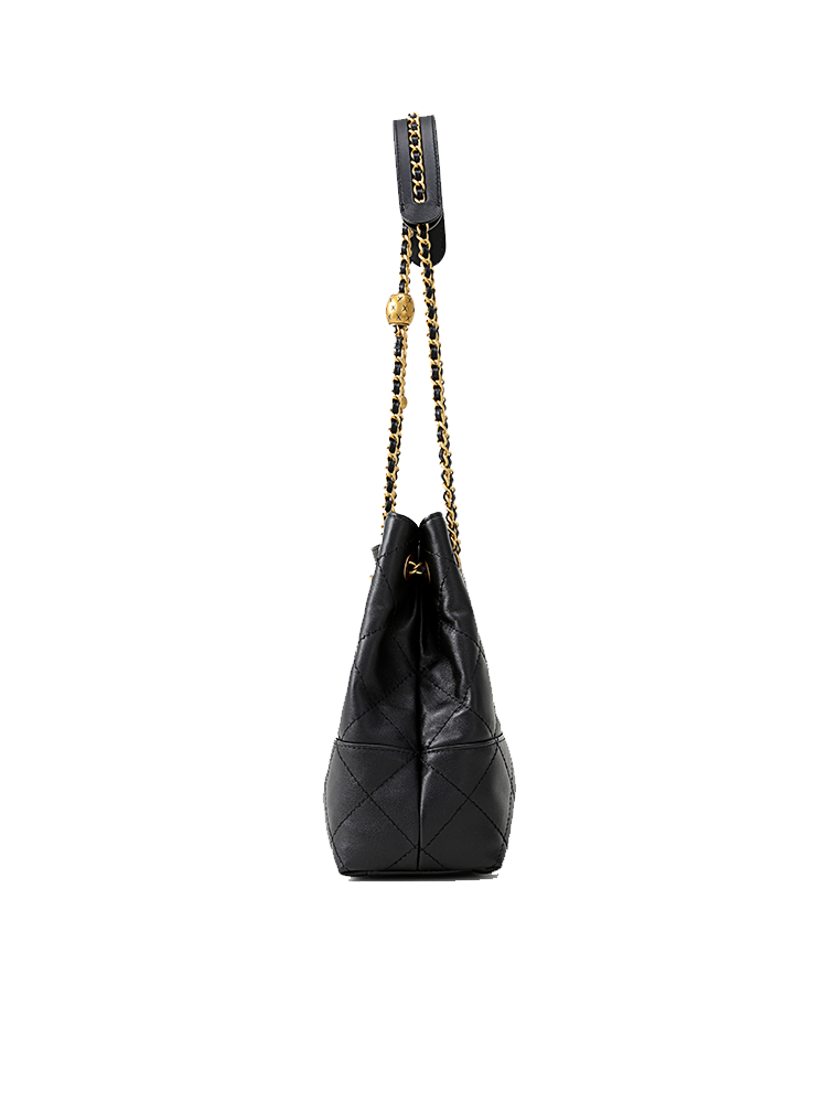 FION Quilting Leather Hobo Bag