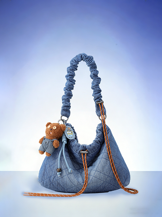 Minions Tim 織物束繩雲朵包 (大號)