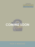 (預購) Minions & Monsters 牛仔布配牛皮迷你斜揹袋