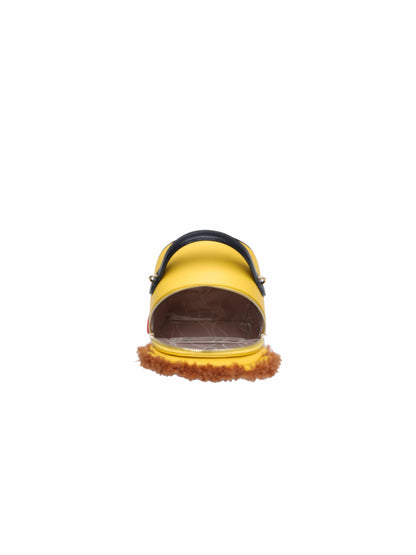 Minions 毛毛皮革背囊
