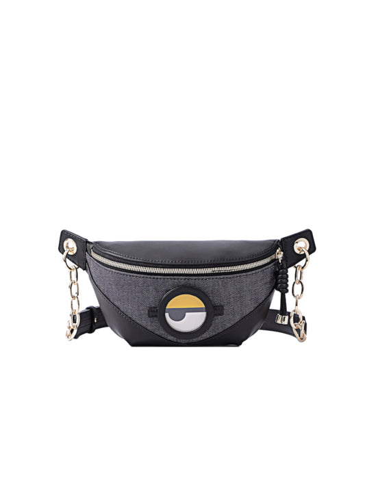 Minions Jacquard with Leather Belt Bag