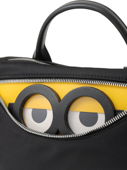 Minions Jacquard with Leather Crossbody and Shoulder Bag