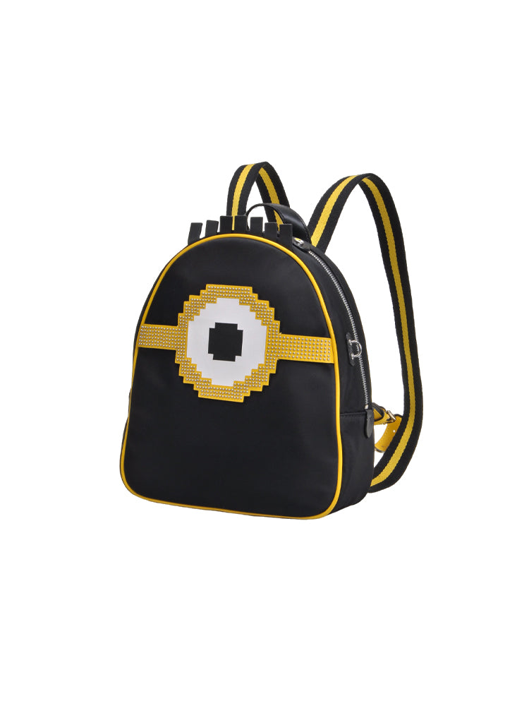 Minions Jacquard with Leather Backpack