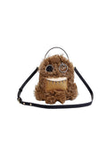 Little Mons Jacquard with Leather Backpack