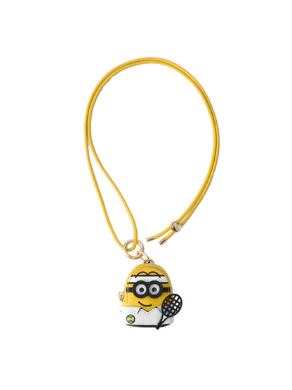 Minions 牛仔皮革背包 - 耳機