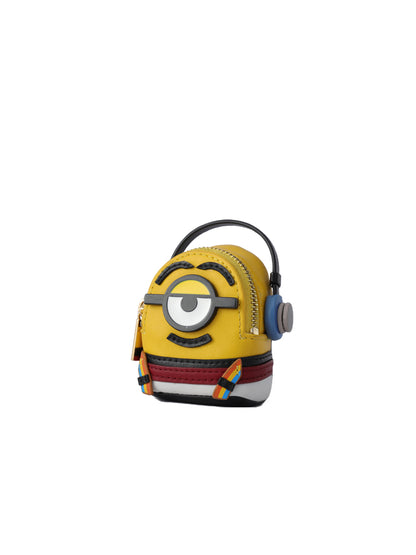 Minions 牛皮革迷你側孭袋
