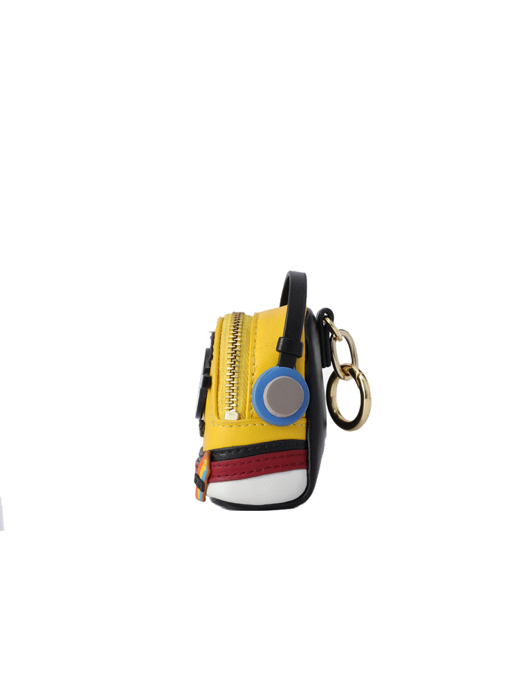 Minions Leather Nano Crossbody & Shoulder Handbag - Sport Wear with Earphone