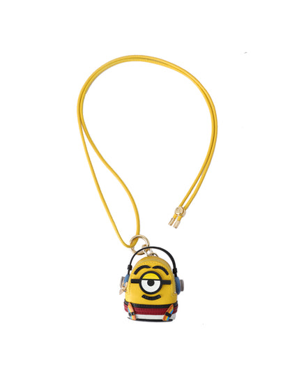 Minions 牛皮革迷你側孭袋