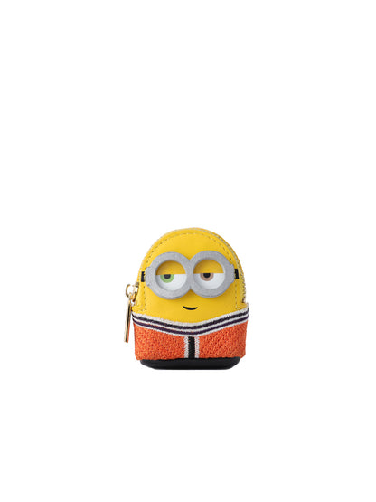 Minions 牛皮革迷你側孭袋 - 橙色運動服