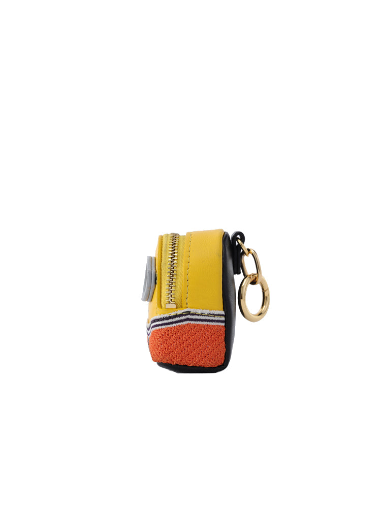 Minions Leather Nano Crossbody & Shoulder Handbag - Orange Sport Wear