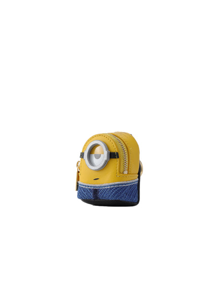 Minions 牛皮革迷你側孭袋 - 藍色運動服