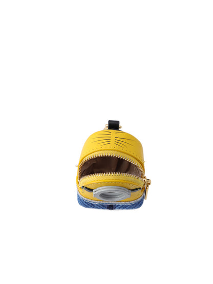 Minions 牛皮革迷你側孭袋 - 藍色運動服