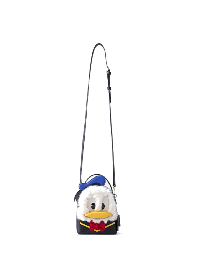 Donald Duck Jacquard with Leather Backpack