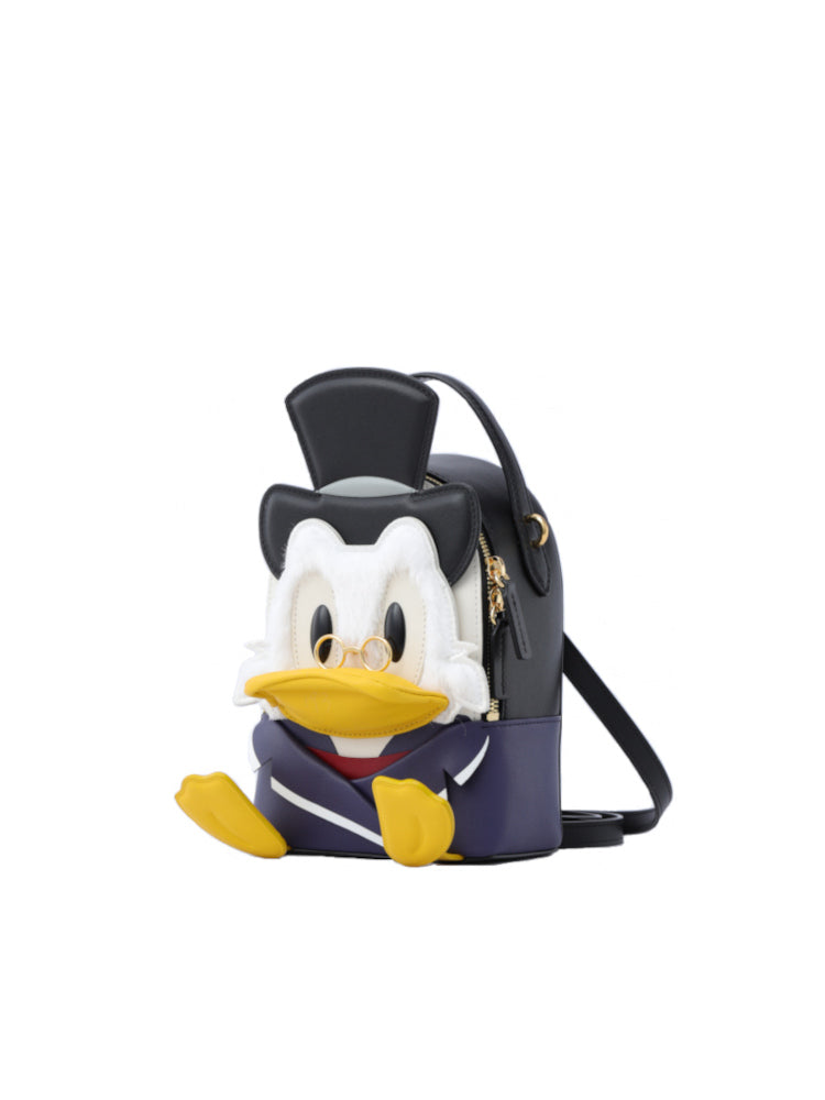 Donald Duck Scrooge Leather Backpack