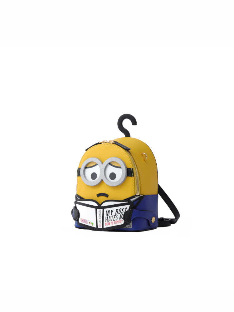 Minions My Boss Hate Me 皮革背囊