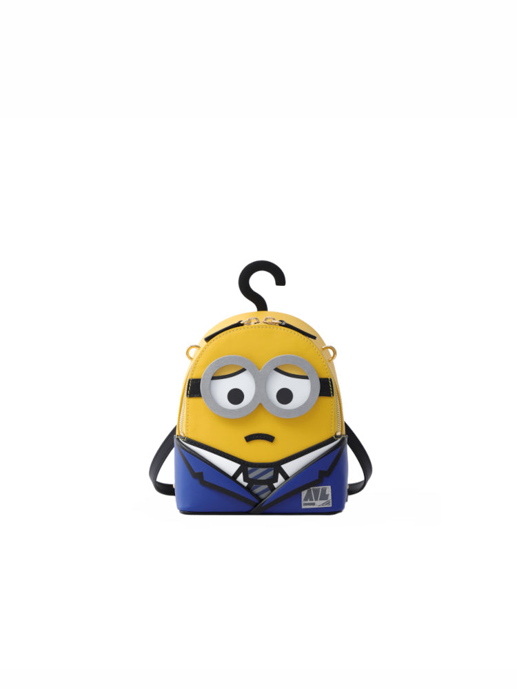 Minions My Boss Hate Me 皮革背囊