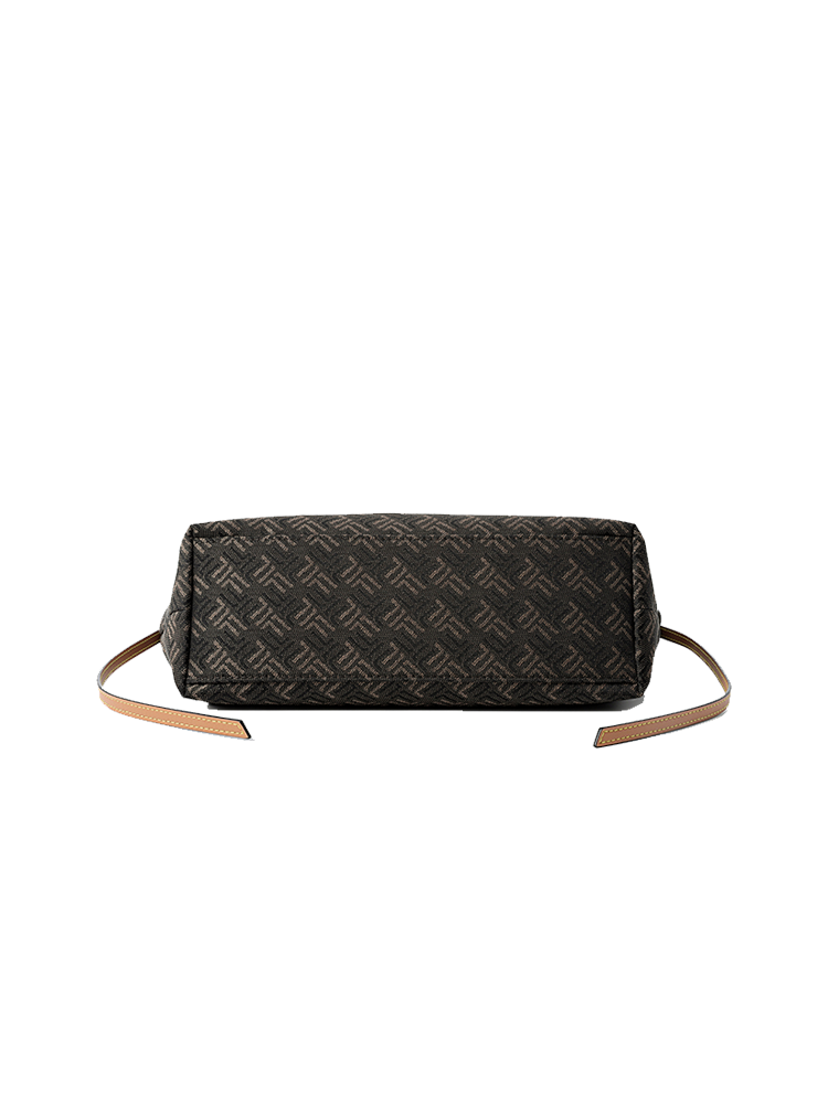 FION Palace Jacquard with Leather Bag