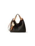 FION Palace Jacquard with Leather Handbag
