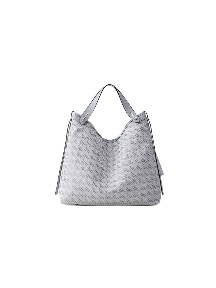 FION Palace Jacquard with Leather Handbag