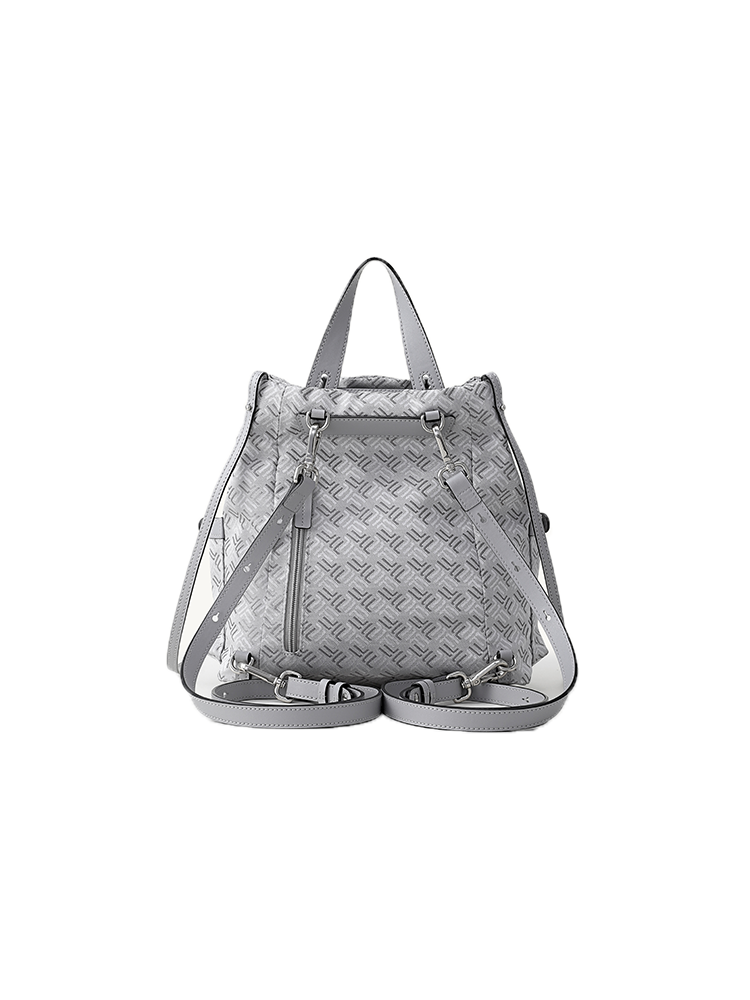 FION Palace Jacquard with Leather Backpack