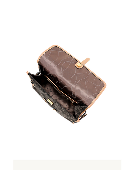 FION Y Island Jacquard with Leather Crossbody & Shoulder Bag