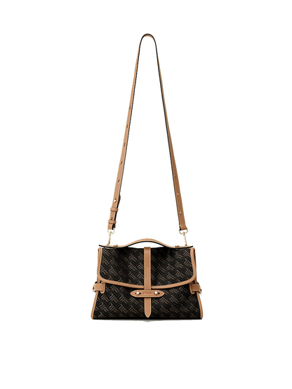 FION Y Island Jacquard with Leather Crossbody & Shoulder Bag