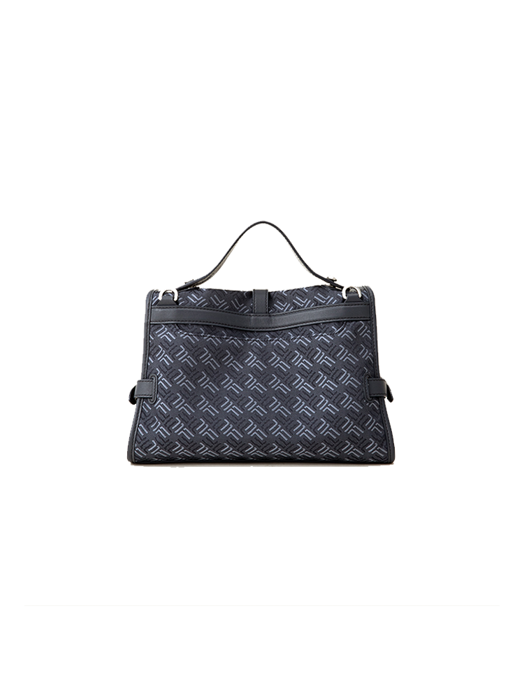 FION Y Island Jacquard with Leather Crossbody & Shoulder Bag