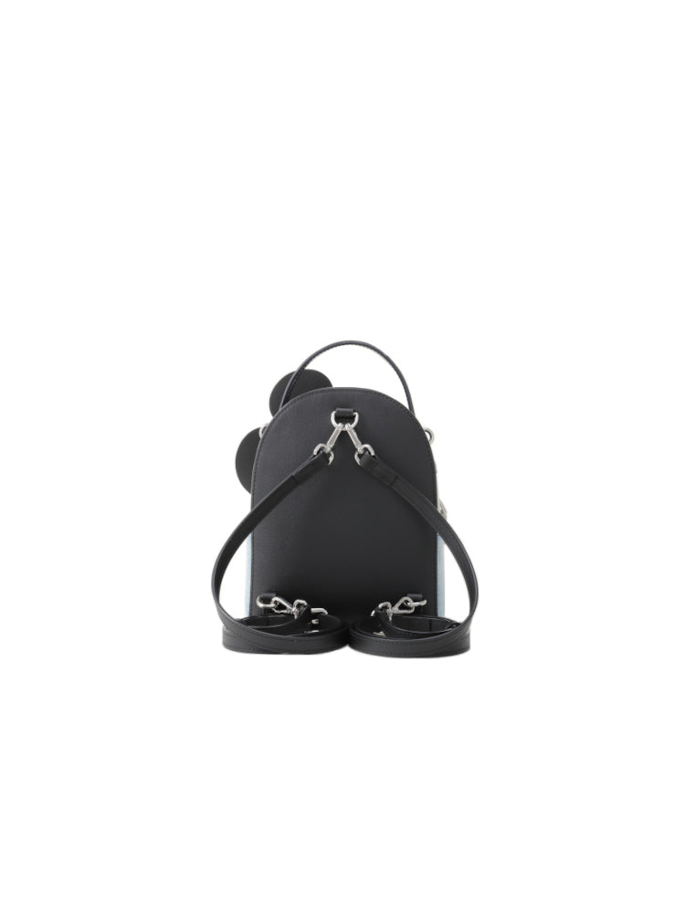 Mickey Mouse Denim with Leather Backpack