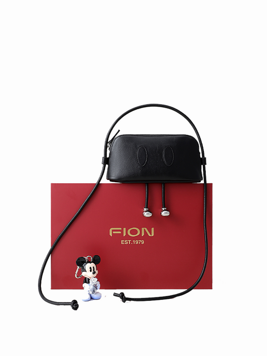 Mickey Mouse 皮革貝殼袋