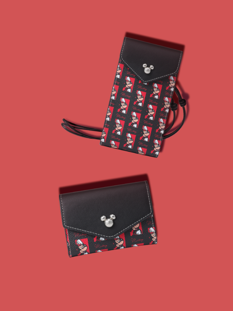 Mickey Mouse PVC皮革電話袋