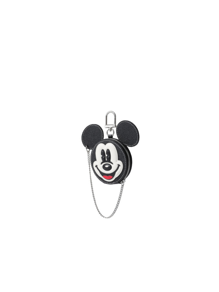 Mickey Mouse 皮革鏈帶零錢包