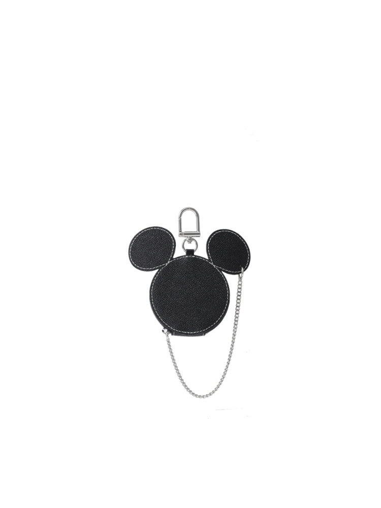 Mickey Mouse 皮革鏈帶零錢包