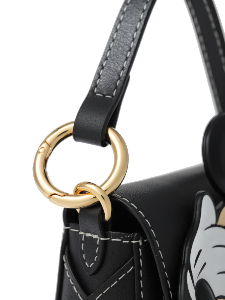 Mickey Mouse Mini Leather Crossbody and Shoulder Bag