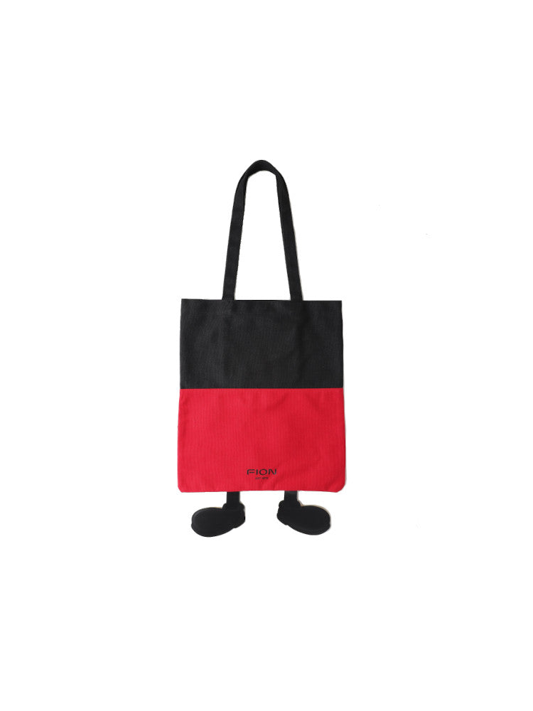 Mickey Mouse Red Trousers Canvas Shopping Bag