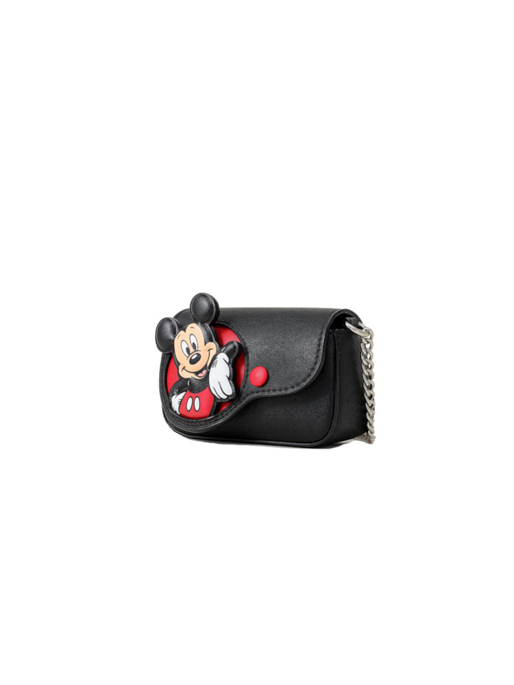 Mickey Mouse 牛皮革鏈條袋
