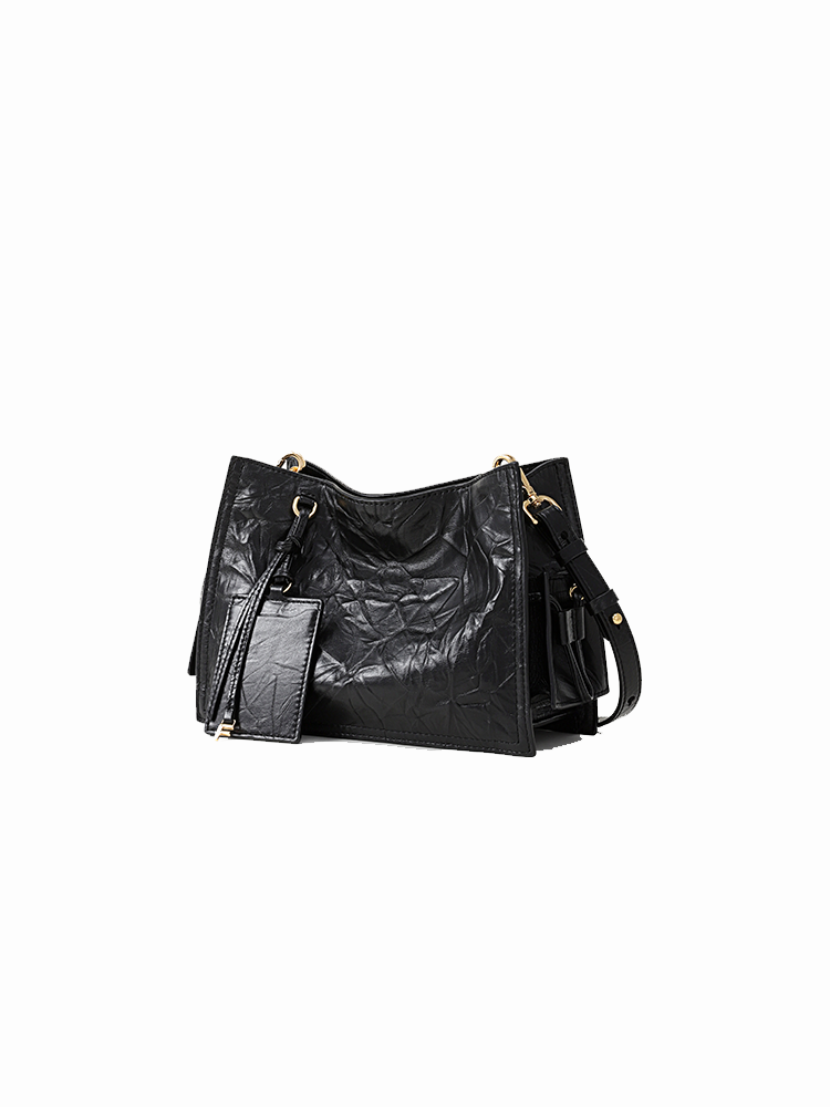 FION Bonbon Medium Leather Tote Bag
