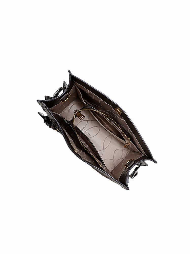 FION Bonbon Medium Leather Tote Bag