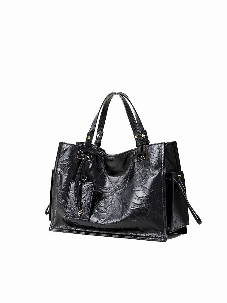 FION Bonbon Large Leather Tote Bag