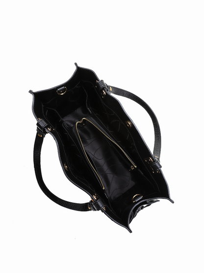 FION Bonbon Large Leather Tote Bag