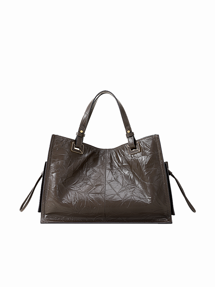 FION Bonbon Large Leather Tote Bag