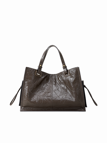 FION Bonbon Large Leather Tote Bag