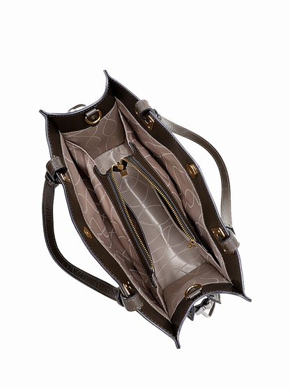 FION Bonbon Large Leather Tote Bag