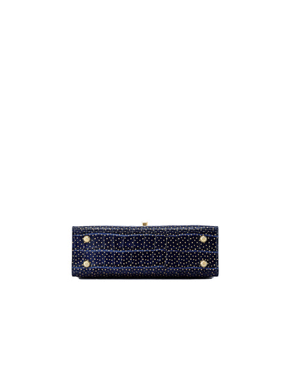 Stars Leather Top Handle Bag