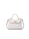 Stars Leather Top Handle Bag