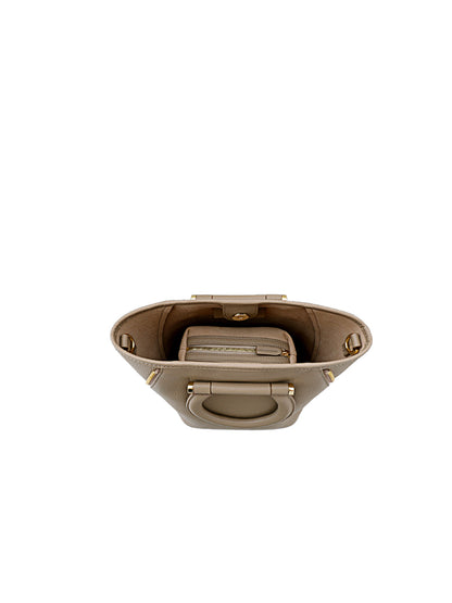 Day Light Leather Top Handle Bag