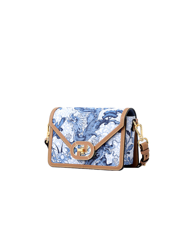 Dragon Jacquard Crossbody & Shoulder Bag
