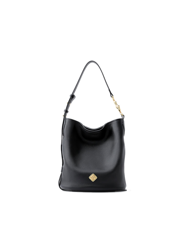 Lucky Leather Bucket Bag