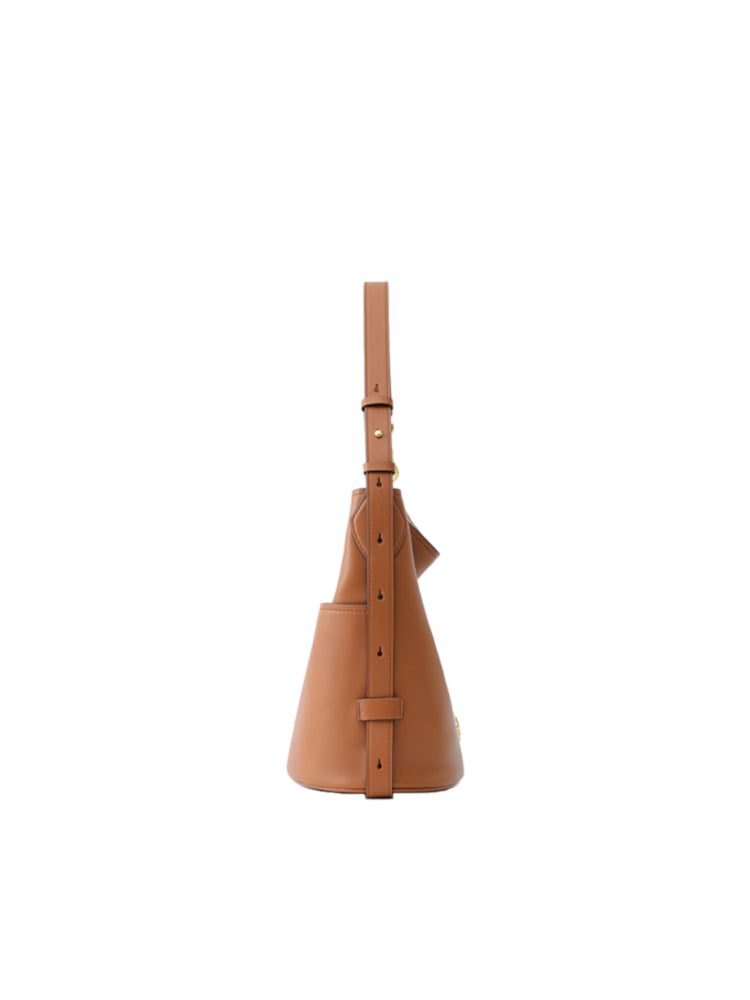 Lucky Leather Bucket Bag